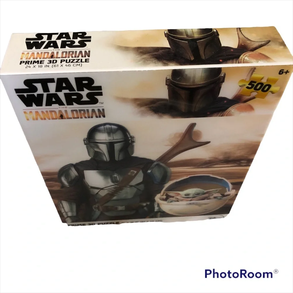 Star Wars The Mandalorian Prime 3D Puzzle 500 Pieces. Sealed/ New in Box